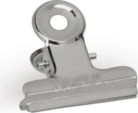 Maul 21730-96, MAUL Briefklemmer aus Metall, Farbe: nickel, Breite: 30 mm