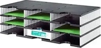 Styro 268-0303.09, styro Sortierstation doc trio black & white schwarz/wei&szlig;...