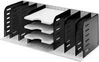 Styro 282-03407.98, styro Sortierstation rac grau/schwarz mit 7 F&auml;cher