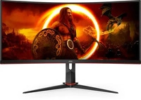 AOC CU34G2XP/BK, 34" (86,36cm) AOC Curved CU34G2XP/BK schwarz 3440x1440 2xDisplayport