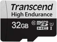 Transcend TS32GUSD350V, 32GB Transcend microSD Card SDHC USD350V w/Adapter, Art#