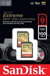 WD SDSDXVT-032G-GNCI2, 32GB WD EXTREME SDHC MEMORY CARD