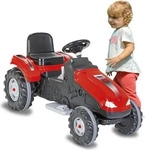 Jamara 460785, Jamara Ride-on Traktor Big Wheel 12V 3+ rot