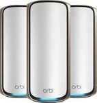 Netgear RBE973S-100EUS, NETGEAR ORBI 970 MESH-WIFI-7-SET OF 3 QUAD-BAND-MESH WHITE