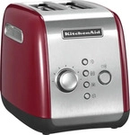 KitchenAid 5KMT221EER, KitchenAid Toaster f&uuml;r 2 Scheiben, rot