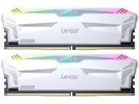 Lexar LD5EU016G-R6400GDWA, 32GB Lexar ARES RGB White DDR5-6400 DIMM CL32 Dual...