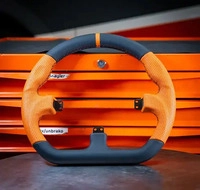 Asetek 40-035-0035013, Asetek SimSports GT Rim - Closed D, Leder - orange