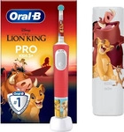 Oral-B 297257, Oral-B Zahnb&uuml;rste 297257 / Pro Kids K&ouml;nig der L&ouml;wen Rot