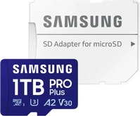 Samsung MB-MD1T0SA/EU, 1TB SAMSUNG PRO Plus microSDXC SD-Adapter UHS-I U3 Full HD & Samsung MB-MD1T0SA/EU, 1TB SAMSUNG PRO Plus microSDXC SD-Adapter UHS-I U3 Full HD &