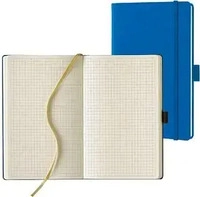 Lediberg Q25 25-914, Lediberg Notizbuch Tucson ca. DIN A5 kariert, blau...