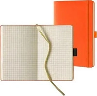 Lediberg Q25 25-452, Lediberg Notizbuch Tucson ca. DIN A5 kariert, orange...