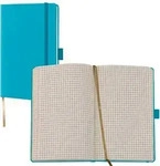 Lediberg Q22 25-930, Lediberg Notizbuch Tucson ca. DIN A6 kariert, t&uuml;rkisblau
