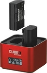 H&auml;hnel 10005770, H&auml;hnel Doppelladeger&auml;t Pro Cube 3 - Canon mit LCD-Display...