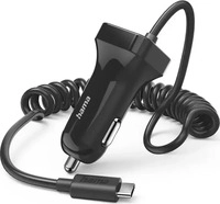 Hama 00201609, 1.00m hama Kfz-Ladekabel schwarz , 12 Watt