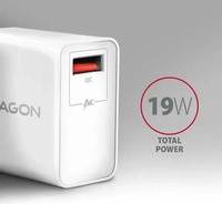 Axagon ACU-QC19W, AXAGON ACU-QC19W Ladeger&auml;t, 1x QC3.0/AFC/FCP/SMART, 19W -...