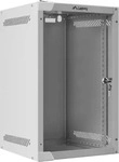 Lanberg WF10-2309-10S, Lanberg Rack Wandschrank 10" 9U/280X310 Glast&uuml;r grau