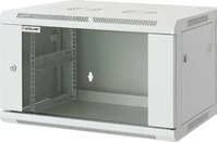 Intellinet 711760, 19" (48,26cm) Intellinet Wandverteiler 6HE 600x450mm montiert grau