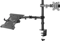 goobay 70815, Goobay Monitorhalterung mit Laptop-Arm Flex (schwarz, f&uuml;r...