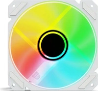 120x120x25mm Sharkoon L&uuml;fter SHARK Mirror PWM RGB wei&szlig;