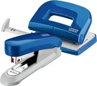 Novus 020-1831, novus Locher und Heftger&auml;te Set E210/E15 blau