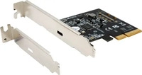 Exsys EX-12011, Exsys IO PCIe3.0 x4 1xUSB 3.2 Gen2x2 Type-C 20Gbps (EX-12011) LP