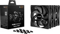 be quiet! BL141, be quiet! 120x120x25mm be quiet! Pure Wings 3 PWM 3er-Pack schwarz
