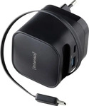 Intenso 7806520, Intenso Compact Fast Charger 65W USB-C/USB-A Black