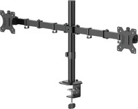 Hama 00220903, Hama Monitorhalterung,2 Monitore,h&ouml;henverstellbar