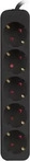 Lanberg PS0-05F-0300-BK, 3.00m Lanberg Steckdosenleiste Schwarz 5...