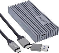 InLine 00031J, InLine USB4-Geh&auml;use, USB-C zu M.2 NVMe SSD, 40Gb/s, Aluminium