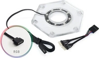 Bitspower BP-WTHU-RGB, BitsPower Water Tank Hexagon RGB Add-On
