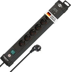 Brennenstuhl 1951160608, 3.00m Brennenstuhl Steckdosenleiste Premium Schwarz 6