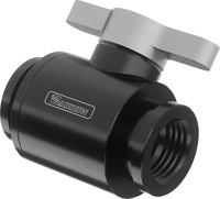 Barrow TLQFS-V1-B, Barrow Mini Water stop valve - Black main body + classic...