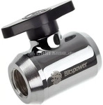 Bitspower BP-MVV-SL, Bitspower Absperrhahn 90 Grad drehbar 2x Gewinde G1/4"...