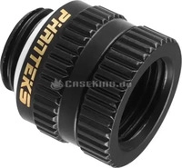 Phanteks PH-RA_BK_MF, Phanteks Glacier M-F Rotary Adapter gerade G1/4 Zoll AG...