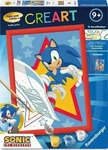 Ravensburger 12023133, Ravensburger CreArt - Rasender Sonic
