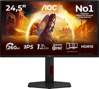 AOC 25G4ZR, 24,5" (62,23cm) AOC Gaming 25G4ZR schwarz 1920x1080 1xDisplayPort 1.4 /