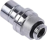 Alphacool 1015605, Alphacool Eiszapfen Schnellverschluss Stecker G1/4 AG - chrom
