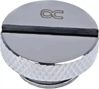 Alphacool 1011182, Alphacool Eiszapfen Verschlussschraube G1/4 - Chrome