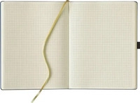 Lediberg Q28 25-636, Lediberg Notizbuch Tucson ca. DIN A4 kariert, lemongreen