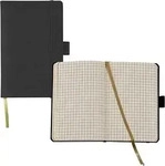 Lediberg Q22 25-464, Lediberg Notizbuch Tucson ca. DIN A6 kariert, schwarz...