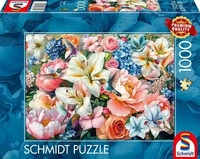 Schmidt 58891, Schmidt Spiele Blumen in Pastell (1000 Teile)