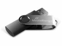 MediaRange MR912, 64 GB MediaRange MR912 schwarz/silber USB 2.0, Art# 8764115