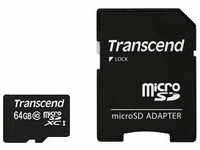 Transcend TS64GUSDXC10, 64 GB Transcend Premium microSDXC Class 10 Retail inkl.