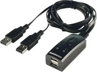 Lindy 32165, Lindy KM Tastatur & Maus Switch USB f&uuml;r 2 Rechner