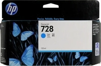 HP F9J67A, HP Tinte 728 F9J67A cyan