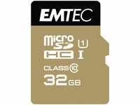 EMTEC ECMSDM32GHC10GP, 32 GB EMTEC Gold+ microSDHC Class 10 U1 Retail inkl....