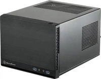 Silverstone SST-SG13B-Q, Silverstone Sugo SG13B-Q Mini-ITX ohne Netzteil schwarz