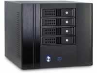 Inter-Tech 88887186, Inter-Tech IPC SC-4004 ITX Tower ohne Netzteil schwarz,...