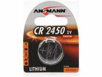ANSMANN 5020112, ANSMANN CR2450 Lithium Knopfzellen Batterie 3.0 V 1er Pack,...
